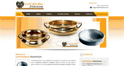 Desktop Screenshot of lordkrishnaaluminium.com